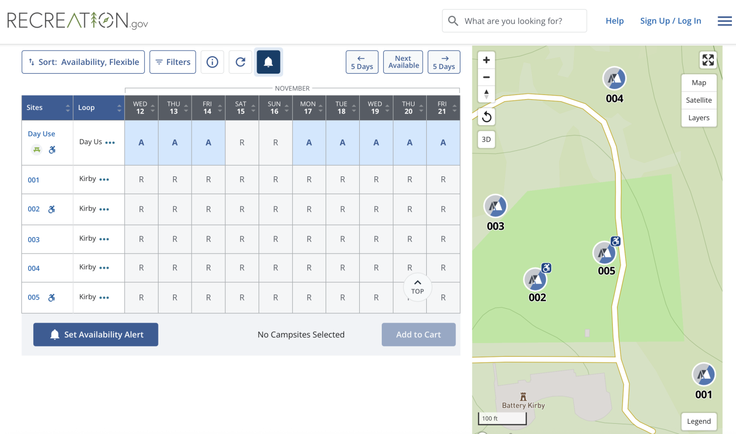 Kirby Cove Campground Reservations - Marin, California